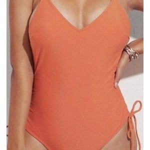Cupshe Orange One Piece Swimsuit